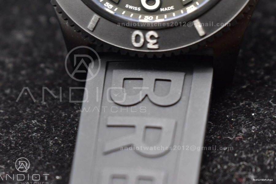 Superocean On Automatic A Rubber Black Black 1171 Edition TF Dial 44 Bezel SunProtective Black Best 1:1 Strap 1003